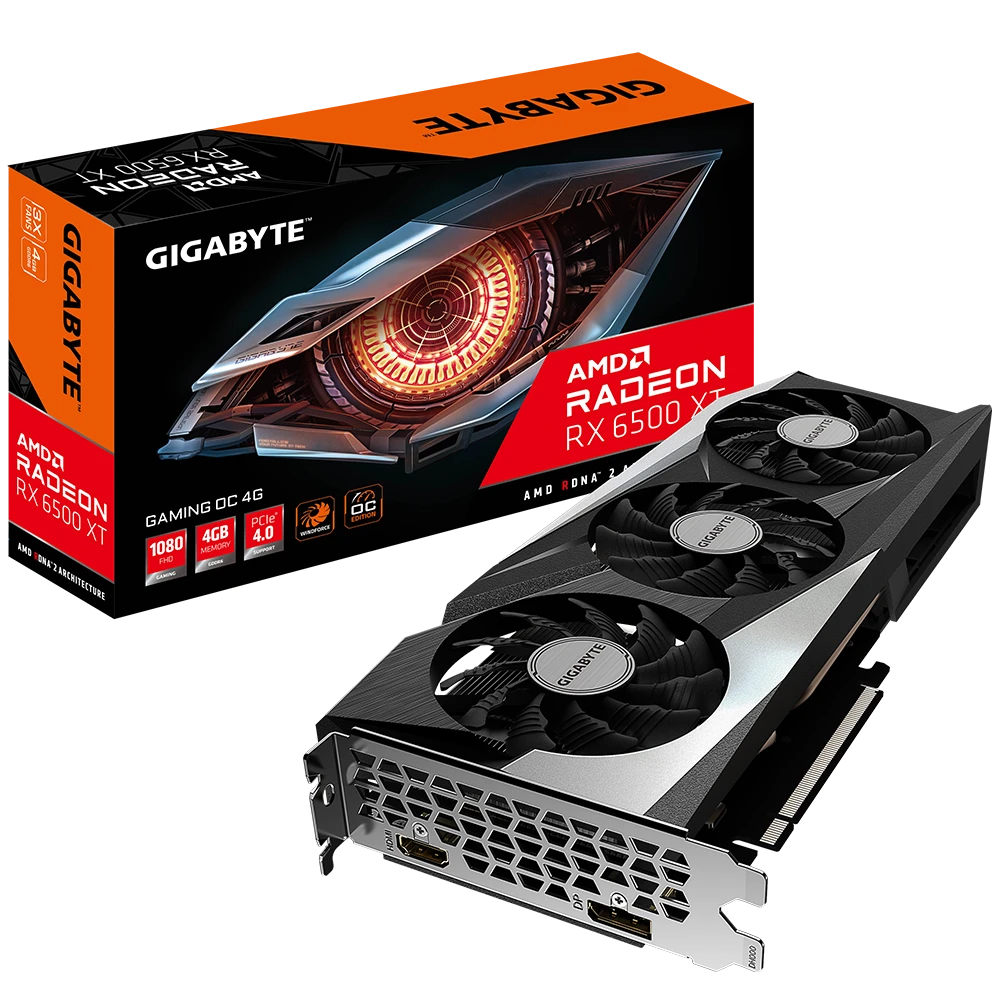 Gigabyte Radeon RX 6500 XT GAMING OC 4G